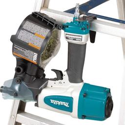 Makita AN613-R 15° 2‑1/2" Siding Coil Nailer - Teal