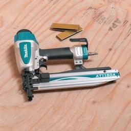 Makita AT1150A 7/16" Medium Crown Stapler 16 Ga. - Teal