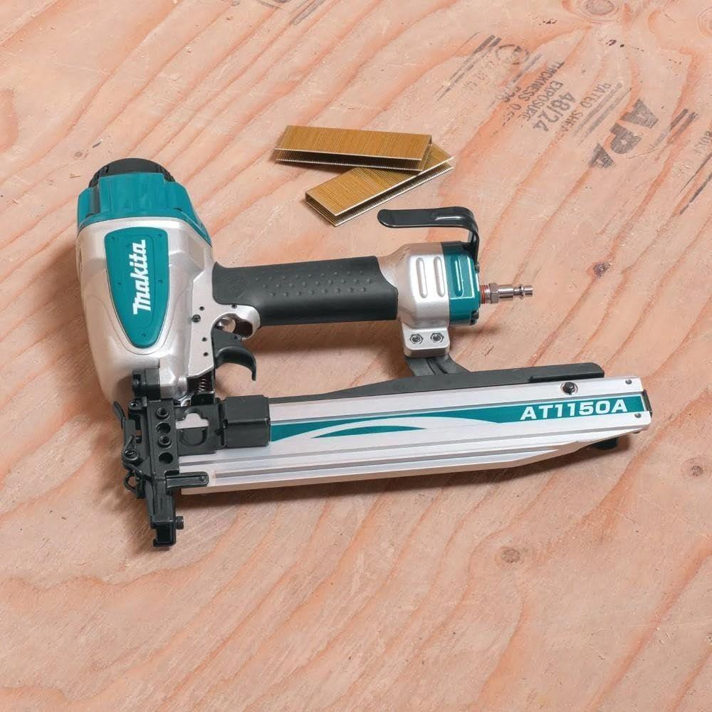 Makita AT1150A 7/16" Medium Crown Stapler 16 Ga. - Teal