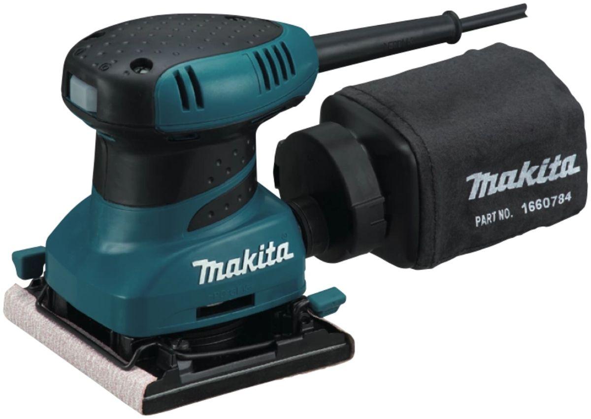 Makita  BO4556 1/4 in. Sheet Finishing Sander - Teal/Black - Excellent