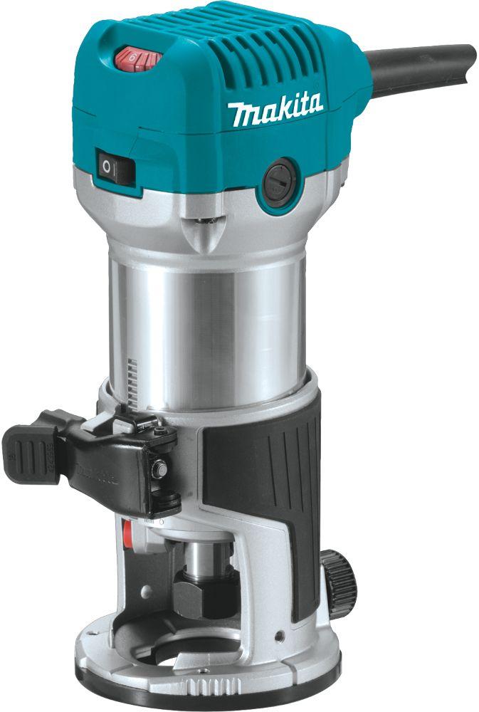 Makita  RT0701C 1-1/4 HP Compact Router - Teal - Excellent