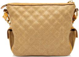 Marc Jacobs Coated Canvas Ostrich Stam Hobo - Leather - Brown/Yellow