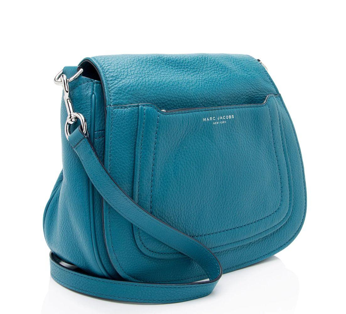 Marc Jacobs Leather Recruit Nomad Shoulder Bag - Leather - Blue