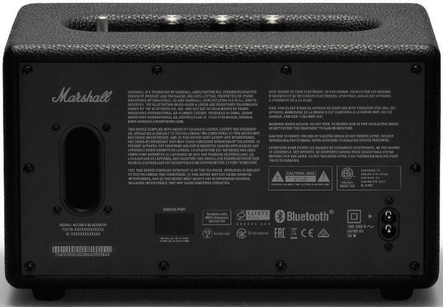 Marshall Acton II Wireless Larger Than Life Sound Stereo Speaker,  Wirelessly Connect Bluetooth 5.0