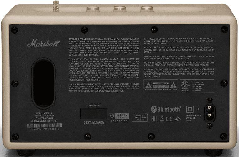 Marshall Action III Bluetooth Speaker (DON'T USE)