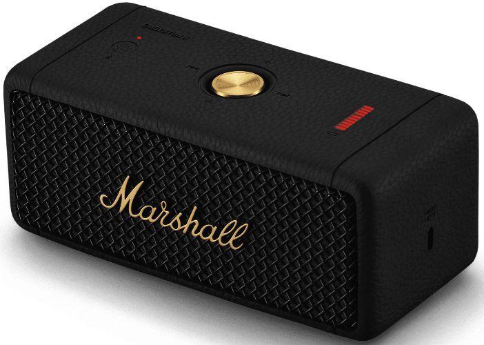 Marshall Emberton II Outdoor Speaker - Black & Brass