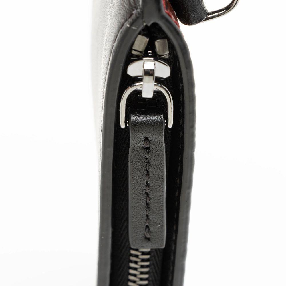 MCM Visetos Kira Pochette - Coated Canvas - Black/Red