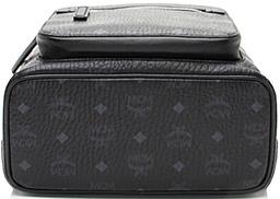 MCM Visetos Stark Small Backpack - Coated Canvas - Black/Grey