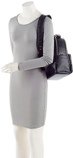 MCM Visetos Stark Small Backpack - Coated Canvas - Black/Grey