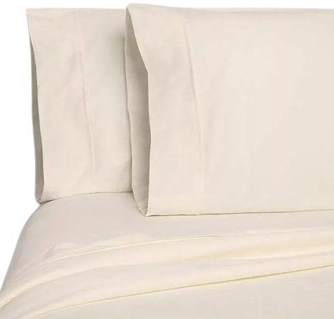 Member's Mark 100% Cotton 6pc Flannel Sheets Full Set - Ivory