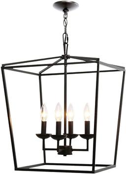 Member's Mark Blair 4-Light Pendant (16" x 16" x 55") - Dark Bronze