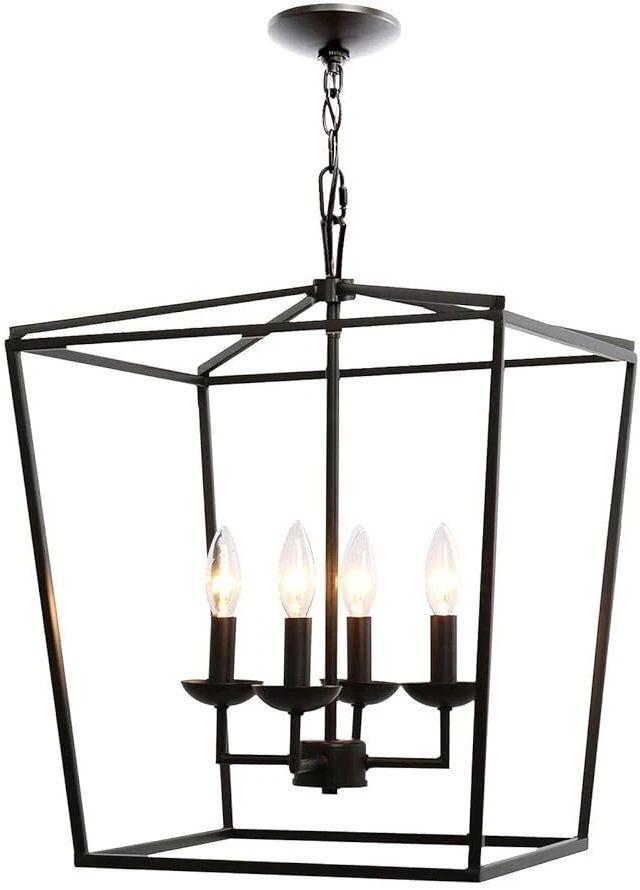 Member's Mark  Blair 4-Light Pendant (16" x 16" x 55") - Dark Bronze - Brand New