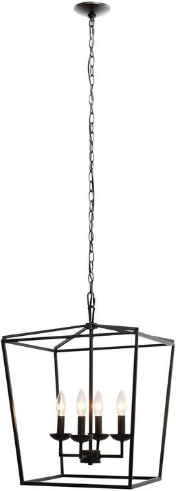 Member's Mark Blair 4-Light Pendant (16" x 16" x 55") - Dark Bronze