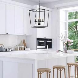 Member's Mark Blair 4-Light Pendant (16" x 16" x 55") - Dark Bronze