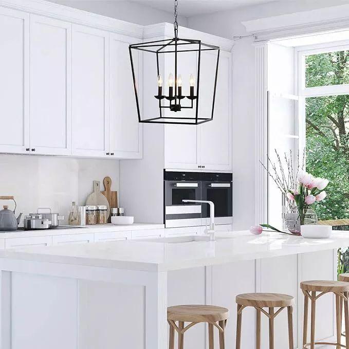 Member's Mark Blair 4-Light Pendant (16" x 16" x 55") - Dark Bronze