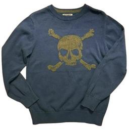 Member's Mark Boys Sweater Camouflage Skull 14/16 - Navy
