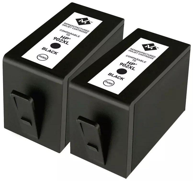 Member's Mark  HP 902XL Black Ink Cartridges 2-Pack - Black - Brand New