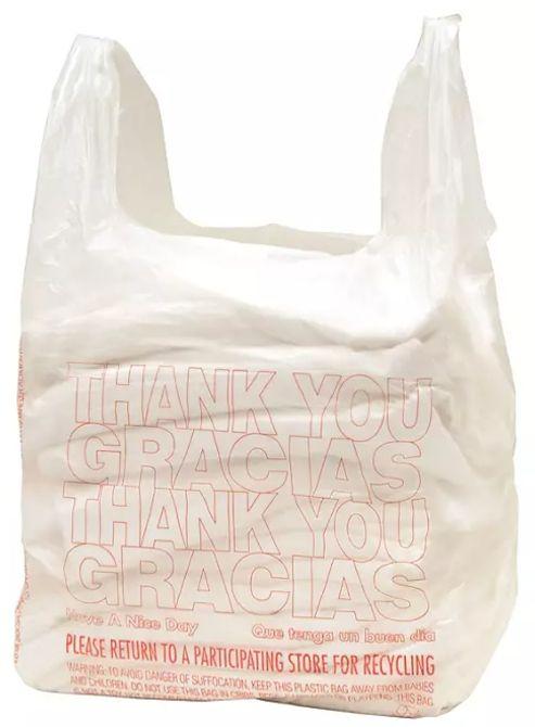Member's Mark  T-Shirt Carry Out Bags (1000 Pcs) - White - Excellent
