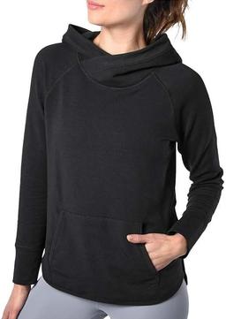 Member's Mark Women's Hooded Soft Modal Top (M) - Black