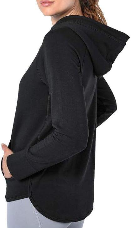 Member's Mark Women's Hooded Soft Modal Top (M) - Black