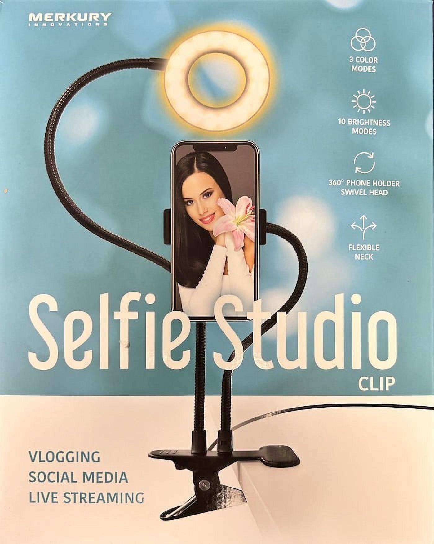 Merkury Innovations  MI-RLM03-101 Selfie Studio Clip - Black - Premium
