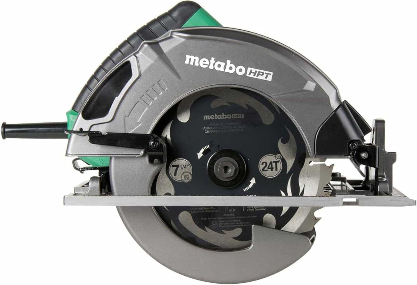 Metabo HPT C7SB3M 7-1/4 Inch Circular Saw - Green/Black