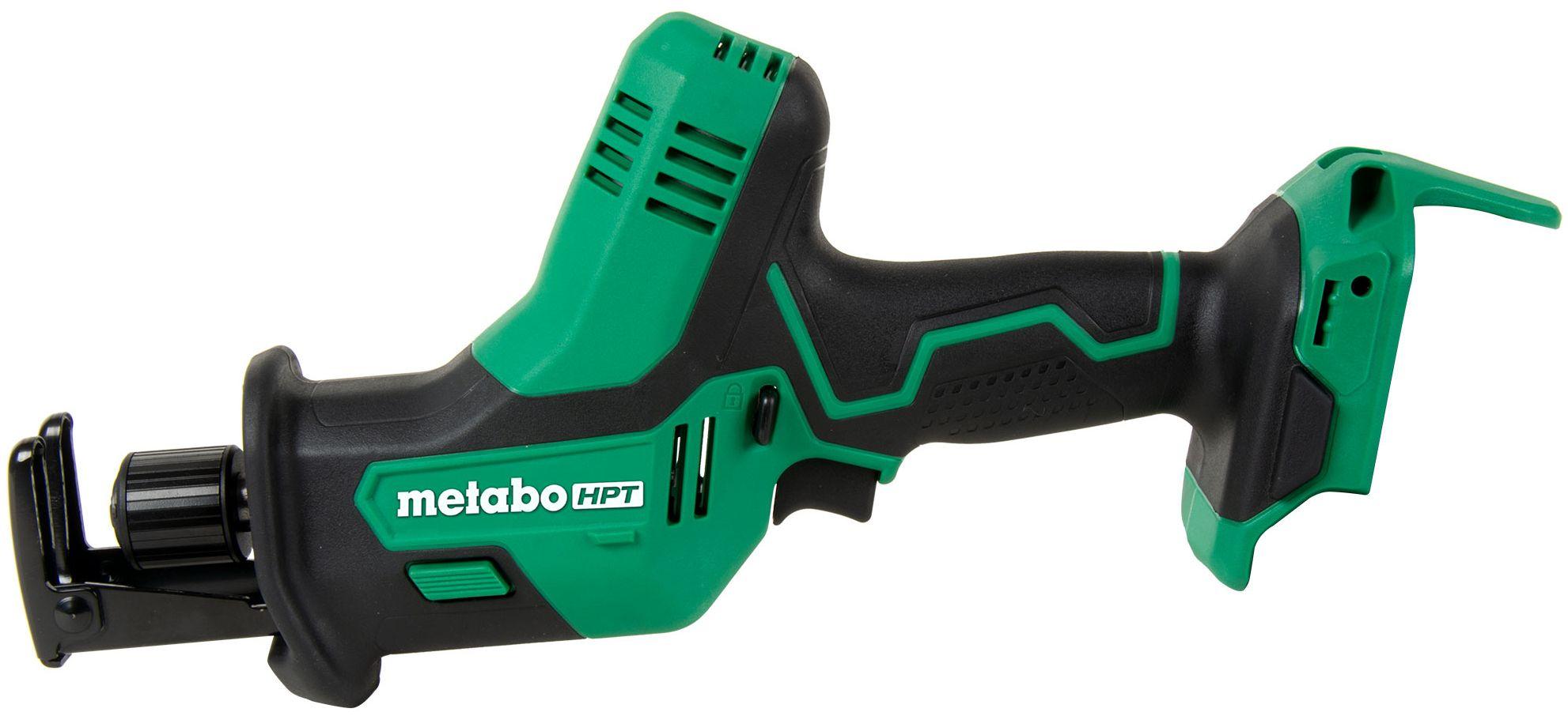 Metabo HPT  CR18DAQ4 18V Li-Ion Cordless One Handed Reciprocating Saw - Black/Green - Premium