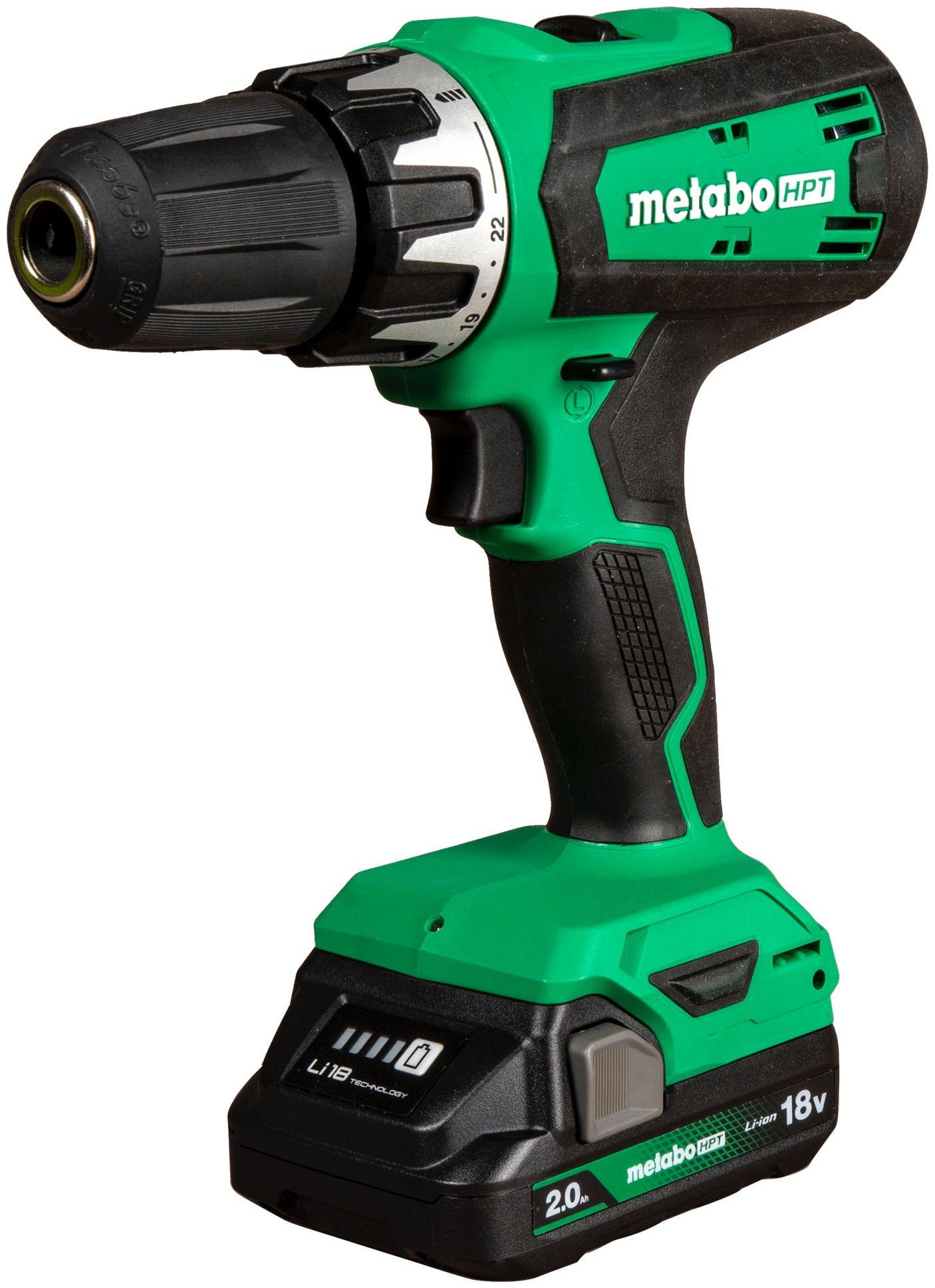 Metabo HPT  DS18DFX 18V Cordless Drill Driver Kit - Black/Green - Premium