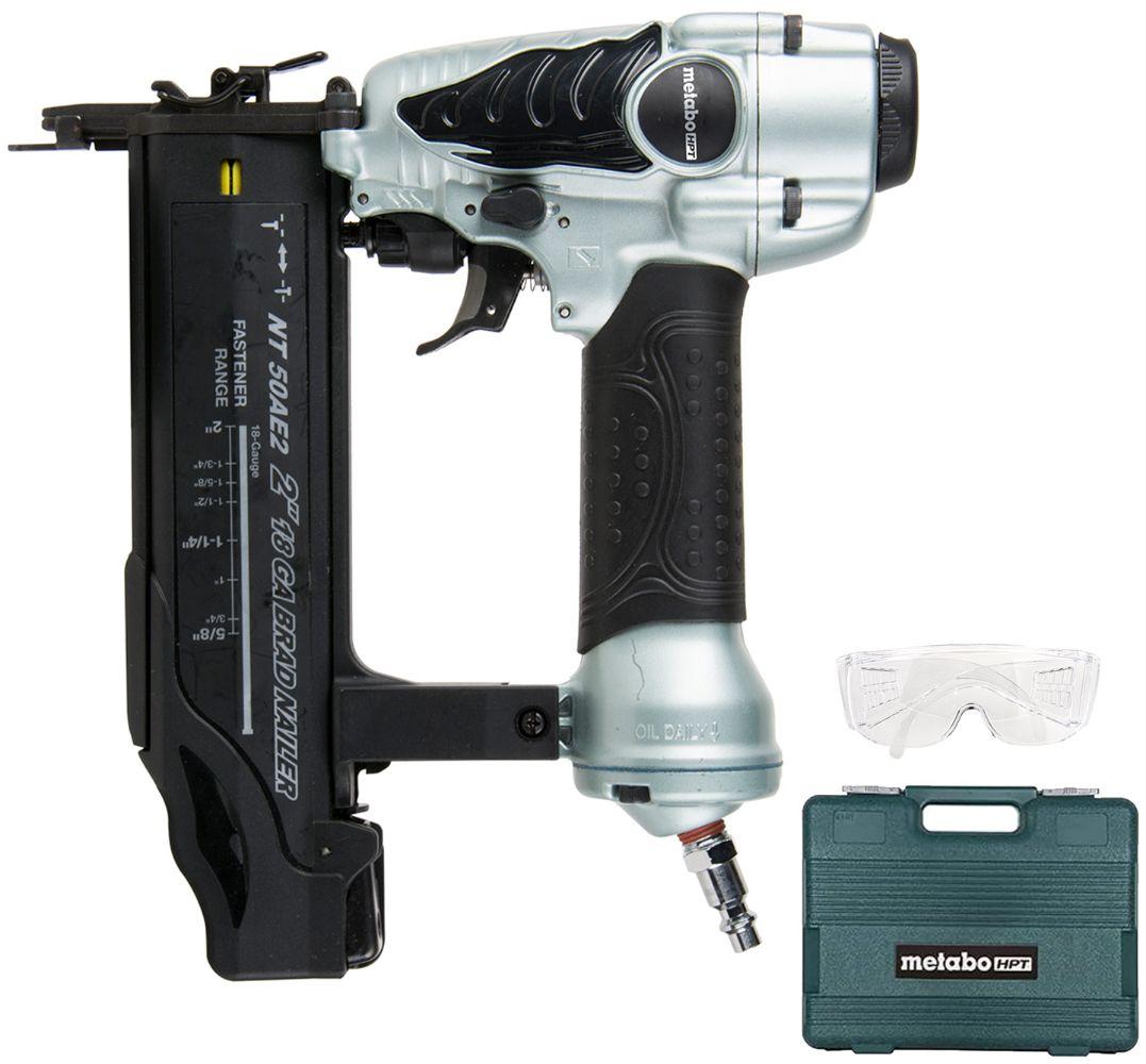 Metabo HPT NT50AE2 18 Gauge 2 Inch Brad Nailer - Silver