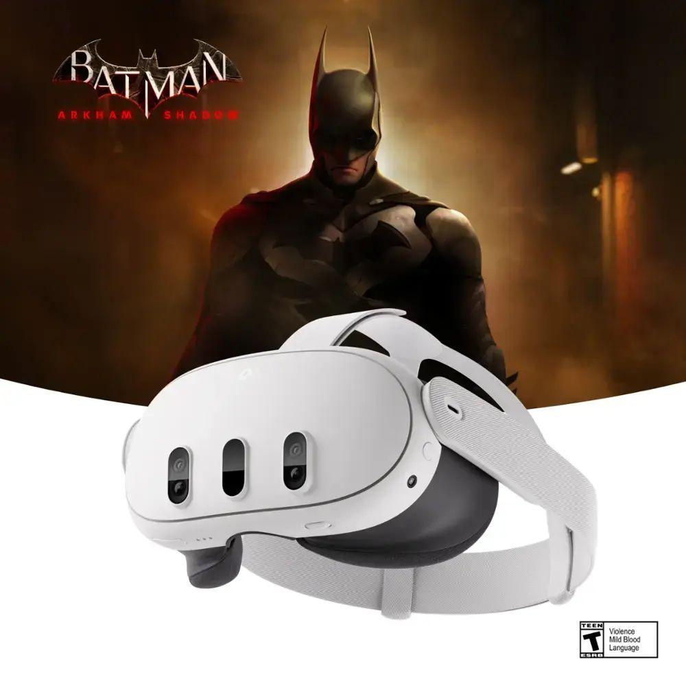 Meta  Quest 3 Get Batman: Arkham Shadow VR - 512GB - White - Premium