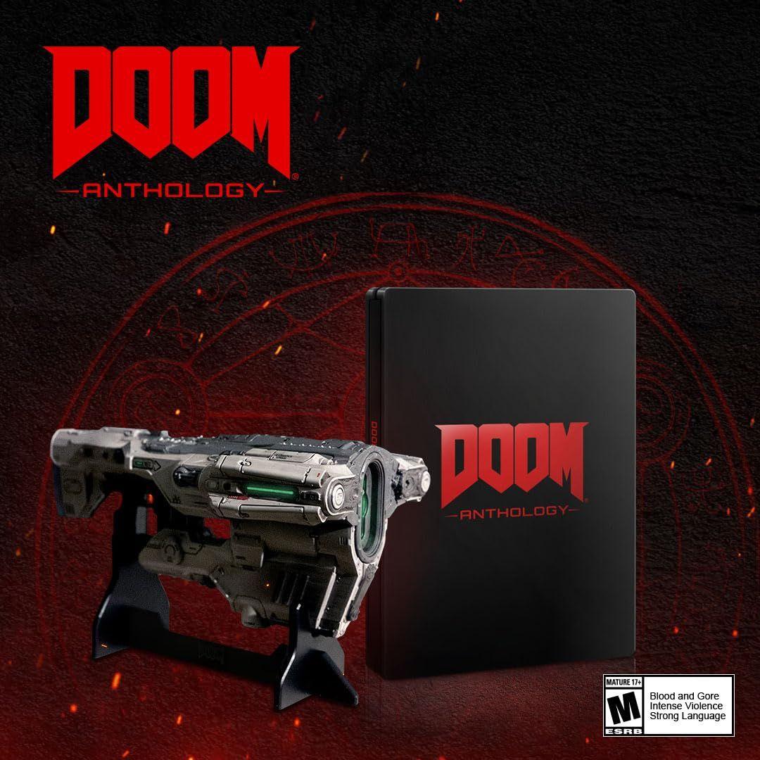Microsoft  Doom Anthology for PS4/PS5 - Red/Black - Excellent