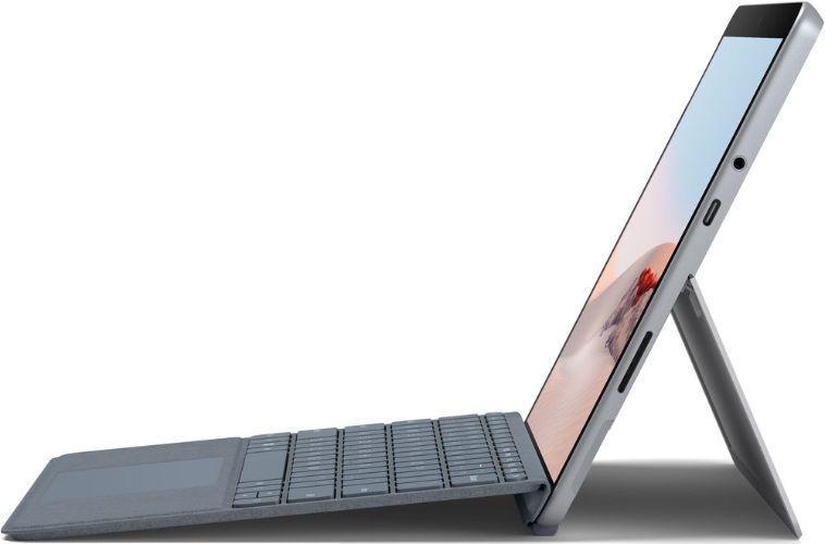 Microsoft Surface Go 2 with Surface Go Type Cover - 64GB - WiFi - Intel Core m3-8100Y 1.1GHz - 4GB RAM - Silver/ Ice Blue