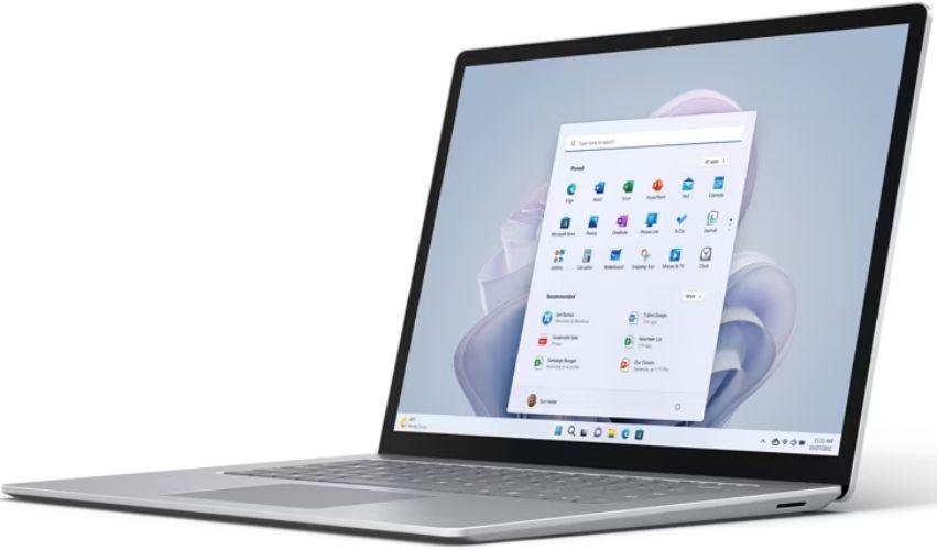 Microsoft Surface Laptop 5 13.5-inch - Platinum (Metal) - Intel Core i5-1235U 1.3GHz - 8GB RAM - 256GB