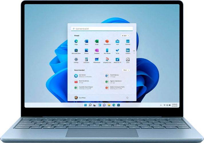 Microsoft Surface Laptop Go 2 12.4-inch - Ice Blue - Intel Core i5-1135G7 2.4GHz - 8GB RAM - 128GB