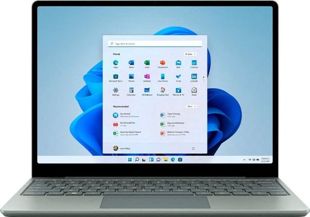 Microsoft Surface Laptop Go 2 12.4" Intel Core i5-1135G7 2.4GHz in Sage in Excellent condition
