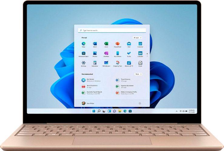 Microsoft Surface Laptop Go 2 12.4-inch - Intel Core i5-1135G7 2.4GHz - 128GB - Sandstone - 8GB RAM - 12.4 Inch - Acceptable