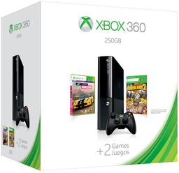 Microsoft Xbox 360 E Spring Value Bundle - 250GB - Black