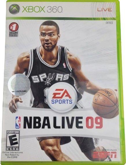 Microsoft  Xbox 360 NBA Live 09 Video Game - White - Excellent