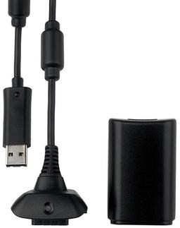 Microsoft Xbox 360 Play and Charge Kit - Black