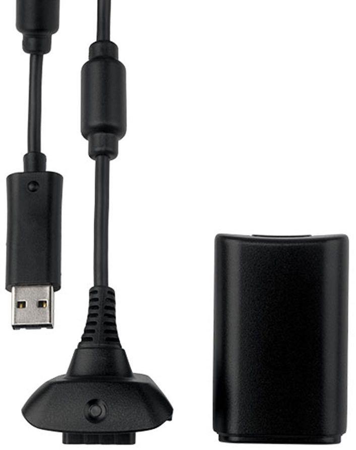 Microsoft Xbox 360 Play and Charge Kit - Black
