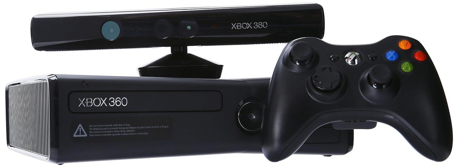 Microsoft Xbox 360 Slim Console with Kinect Sensor