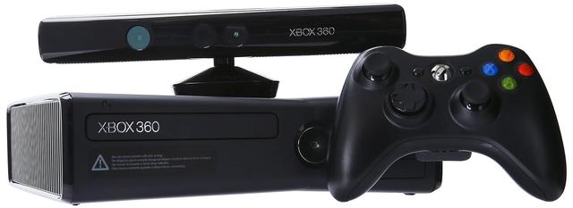 Microsoft Xbox 360 Slim Console with Kinect Sensor
