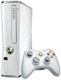 Microsoft Xbox 360 Slim Gaming Console - 4GB - White