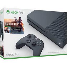 Microsoft Xbox One S Disc Edition (Bundle) - 500GB - Battlefield 1 Bundle