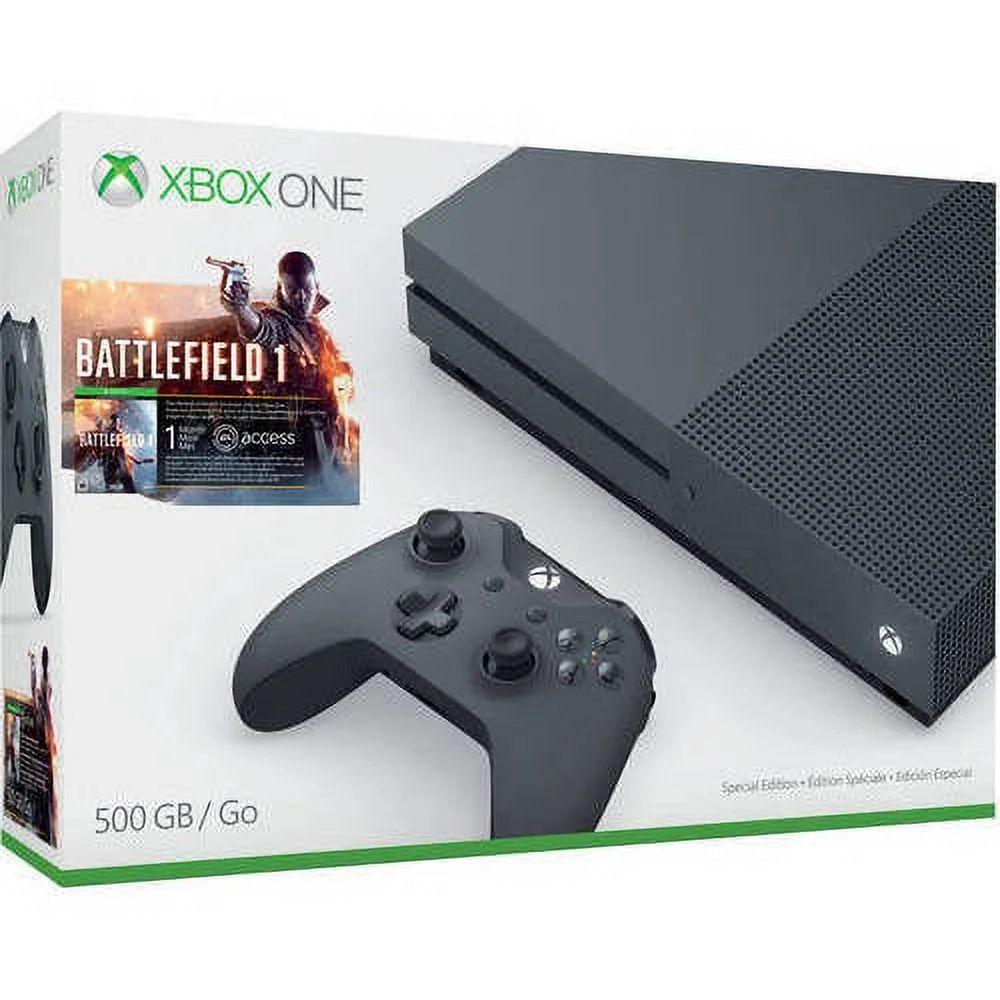 Microsoft Xbox One S Disc Edition (Bundle) - 500GB - Battlefield 1 Bundle