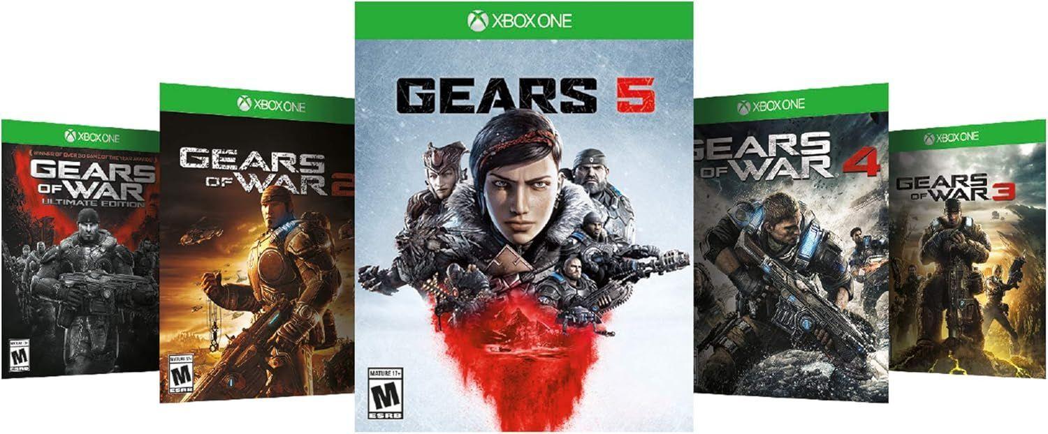 Microsoft Xbox One S Disc Edition (Bundle) - 1TB - Gears 5 Bundle