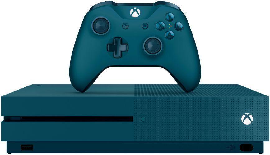 Microsoft  Xbox One S Gaming Console (Disc Edition) - 500GB - Deep Blue - Good