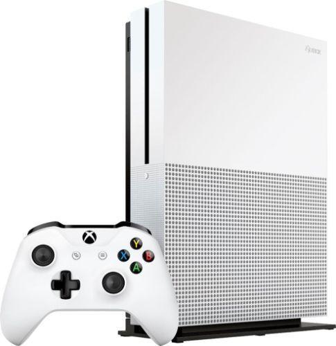 Microsoft Xbox One S Gaming Console (Disc Edition) 500GB in Robot White in Pristine condition