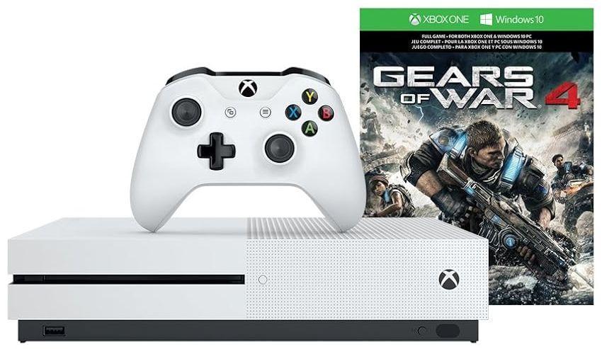 Microsoft Xbox One S Gears of War 4 Bundle - 1TB - White