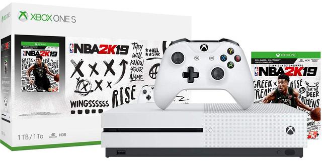 Microsoft Xbox One S with NBA 2K19 Bundle Console